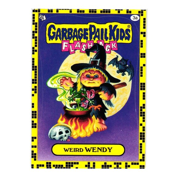 Garbage Pail Kids Flashback Card 3a Weird Wendy & Double Heather GPK Parody - Picture 1 of 2
